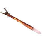 Deer Antler Healers Gold and Rose Quartz Copper Wand 03